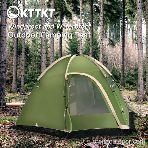 8,7 kg di campeggio a mano verde campeggio grande tenda grande